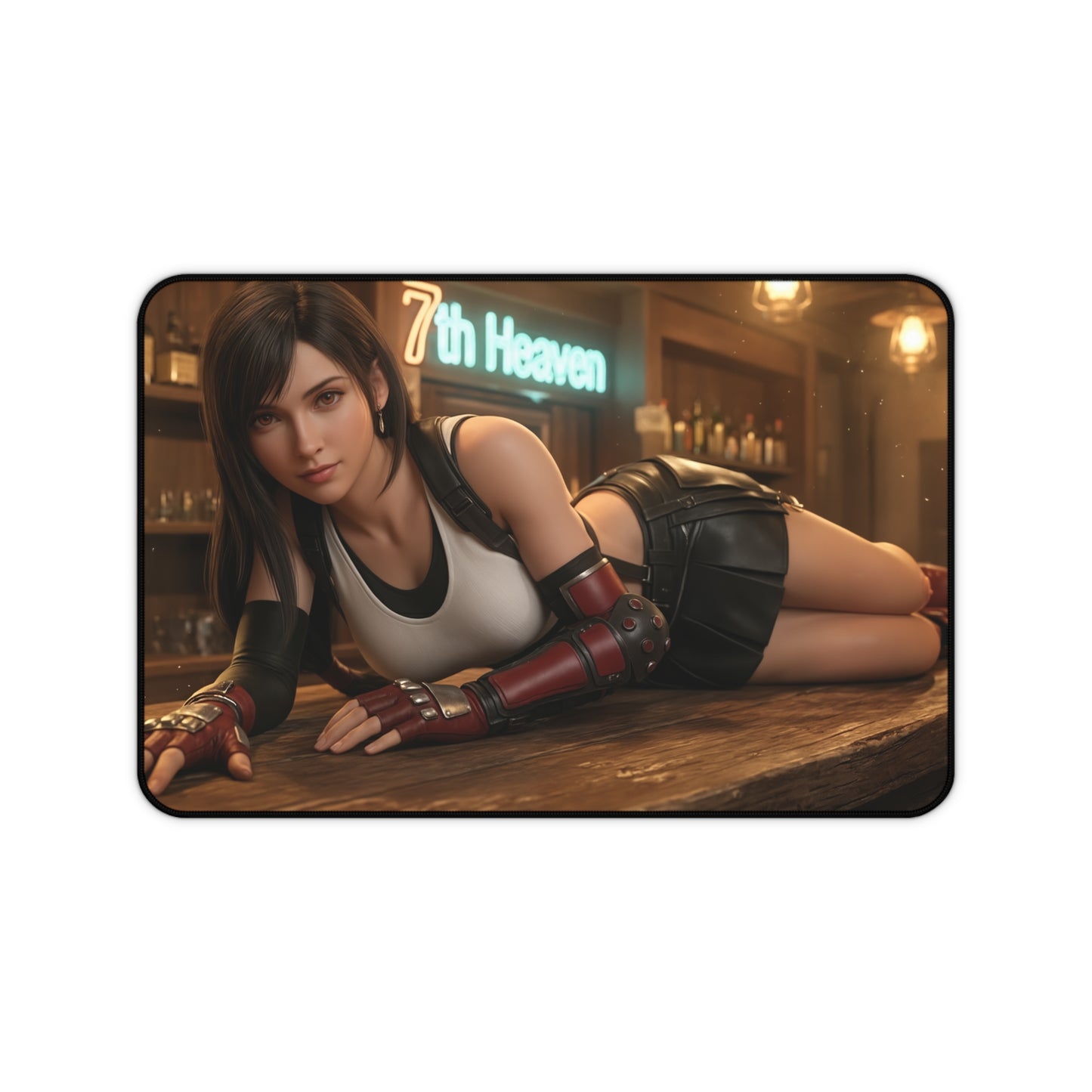 tifa lockhart gaming mousepad anime desk setup