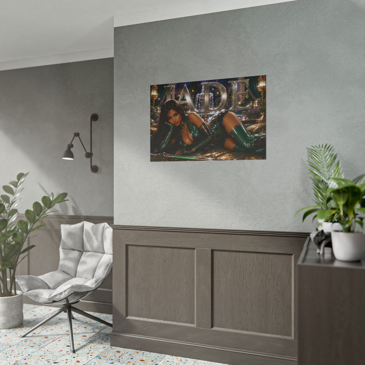 Game Room Decor Jade Mortal Kombat Poster Gaming Wall Art Character Print