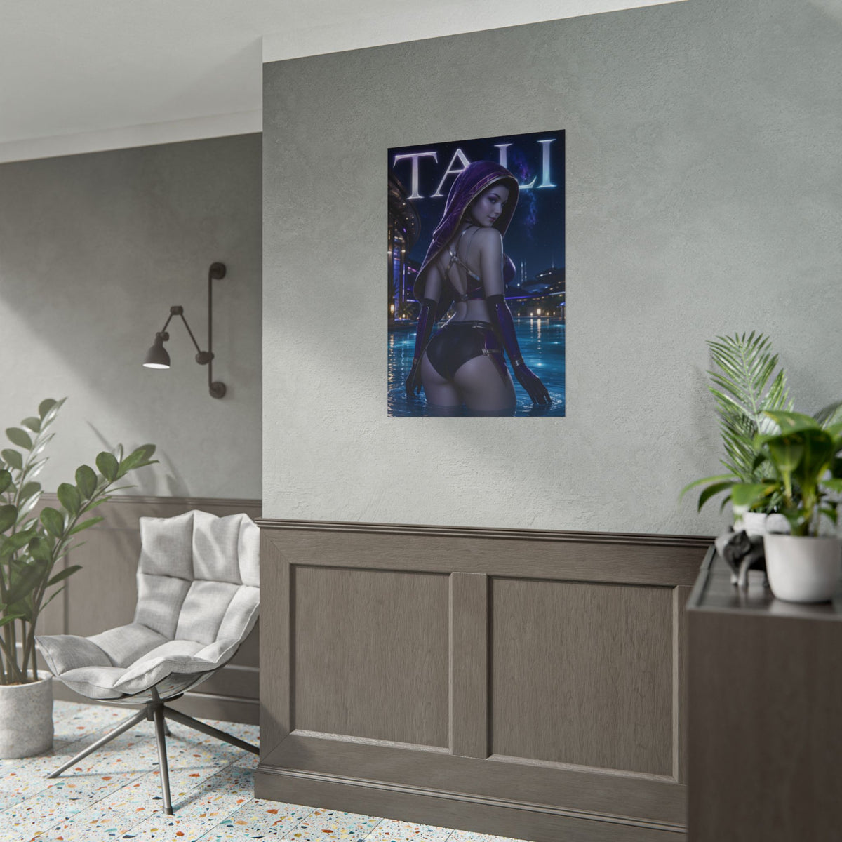 Gaming Wall Art Tali Mass Effect Poster Bedroom Game Room Decor Art Print