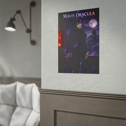 Mavis Dracula Poster, Hotel Transylvania Wall Art, Vampire Art Print