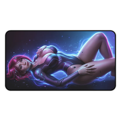 Cyberpunk Mouse Pad, Songbird Desk Mat, Anime Mouse Pad
