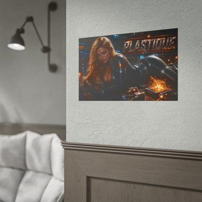 Plastique Comic Poster Character Wall Art Collector Room Decor Art Print