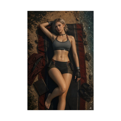 Game Room Decor Grace Wall Art Poster Collectible Character Print