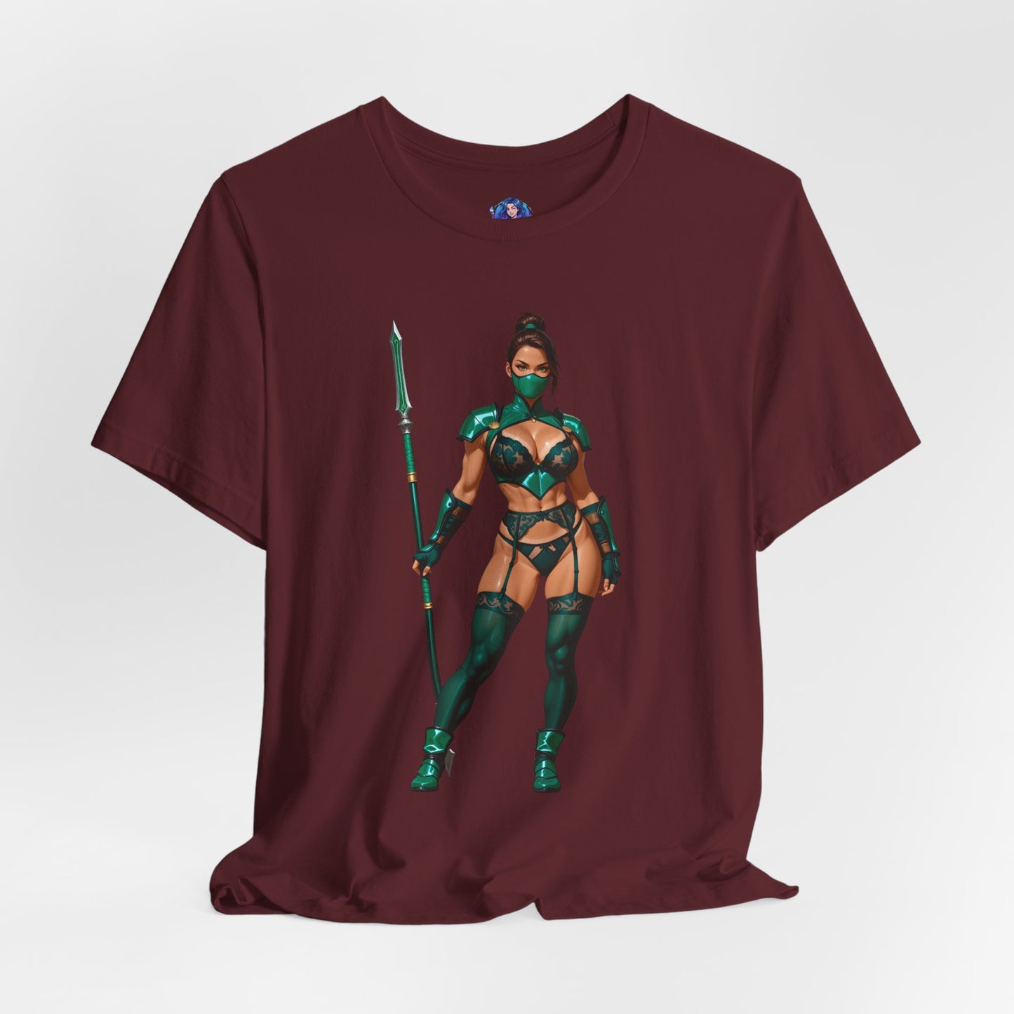 Jade T-Shirt | Mortal Kombat Grafik-T-Shirt für Gamer &amp; Anime-Fans | Krieger-Waifu-Shirt