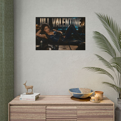 Jill Valentine Poster Gaming Wall Art Gamer Room Decor Collectible Print