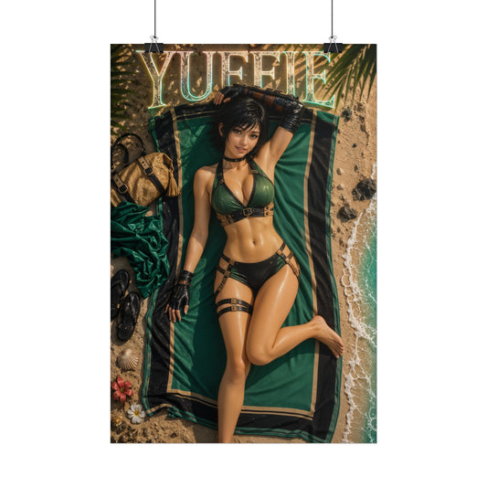 Yuffie Kisaragi Gaming Poster Wall Art Gamer Room Decor Collectible Print