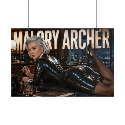 Cartoon Wall Art Malory Archer Archer Poster Room Decor Character Print