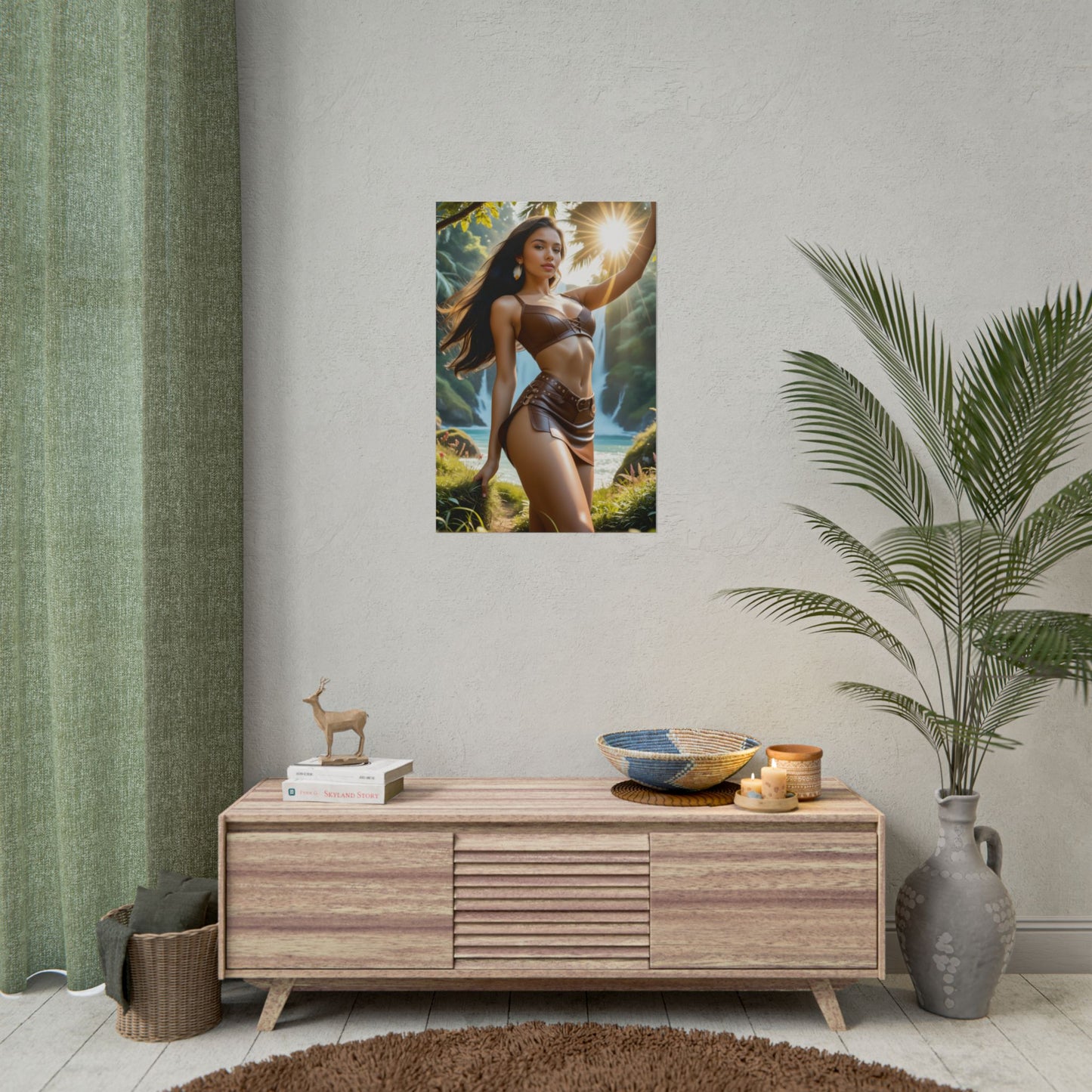 Pocahontas Art Print – Elegant Heroine Poster for Bedroom or Gaming Setup