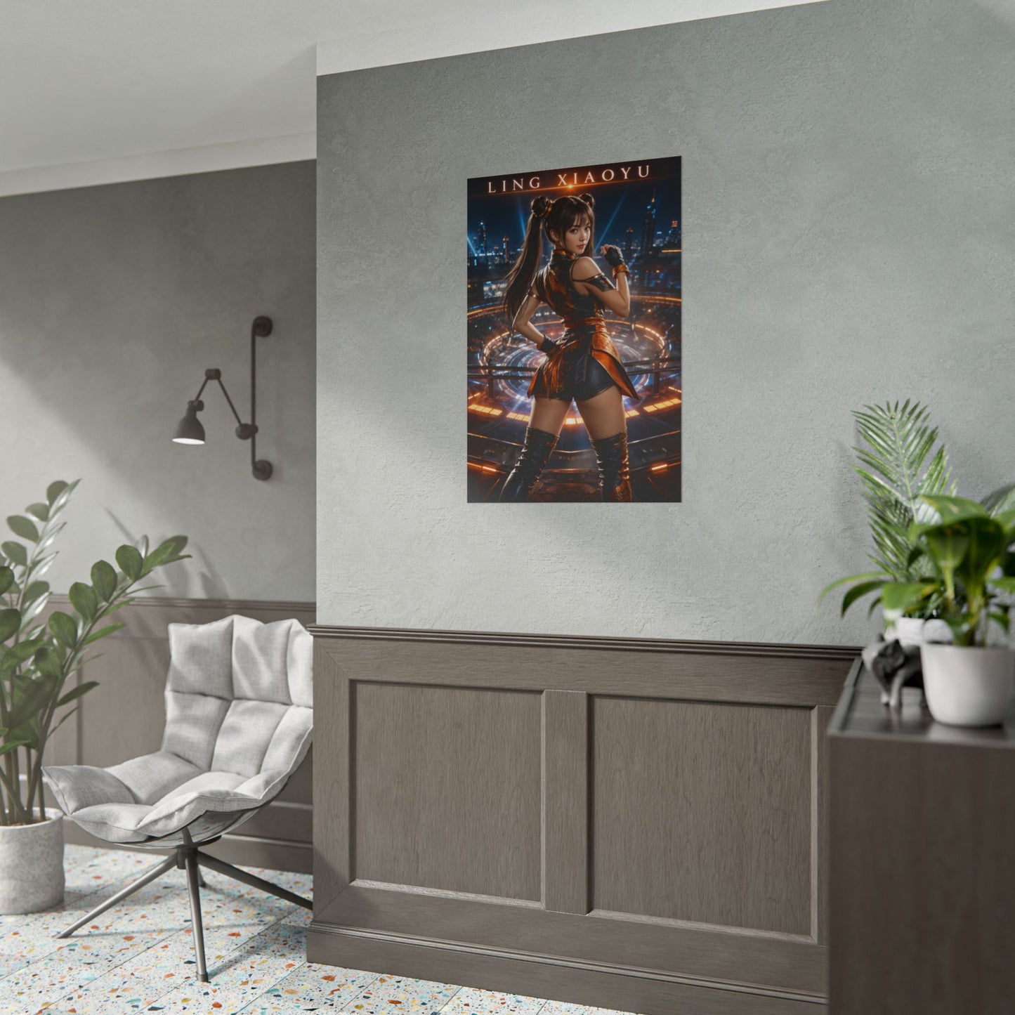 Tekken Ling Xiaoyu Poster Fighting Game Wall Art Print Decor