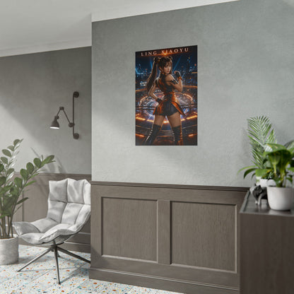Tekken Ling Xiaoyu Poster Fighting Game Wall Art Print Decor