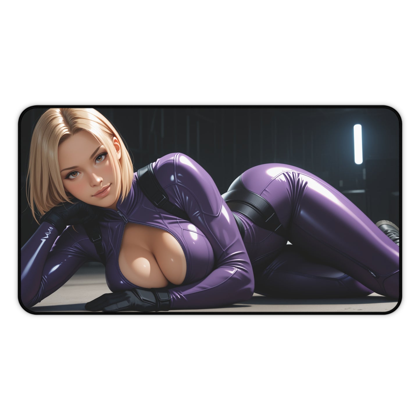 Nina Williams Desk Mat, Tekken Heroine Mouse Pad, Fighter Girl Gaming Desk Setup