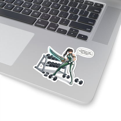 Eve Stellar Blade Aufkleber – Sci-Fi-Actionheldin Vinyl-Aufkleber für Laptops &amp; Dekoration