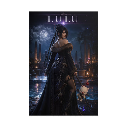 Lulu Final Fantasy Poster, FFX Wall Art, Fantasy Print, Gamer Decor