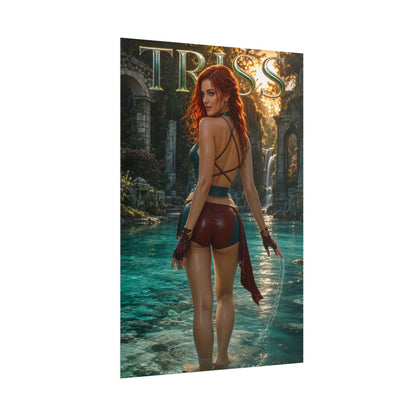 Triss Merigold The Witcher Wall Art Poster Fantasy Bedroom Decor Character Print
