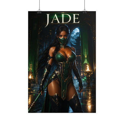 Jade Mortal Kombat Poster MK Gaming Wall Art Print Decor