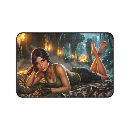 Tomb Raider Mouse Pad, Lara Croft Desk Mat, Gamer Gift XXL