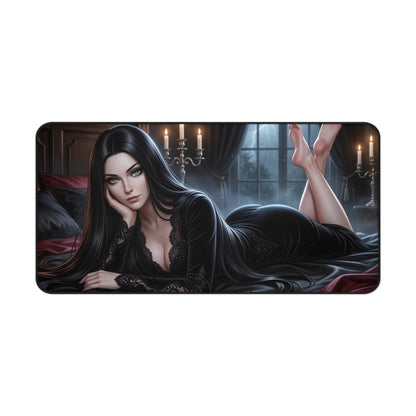 The Addams Family Mouse Pad, Morticia Desk Mat, XXL Pad