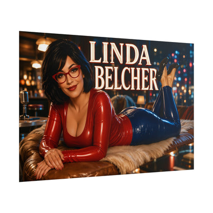 Linda Belcher Character Poster Bobs Burgers Wall Decor Collectible Art Print