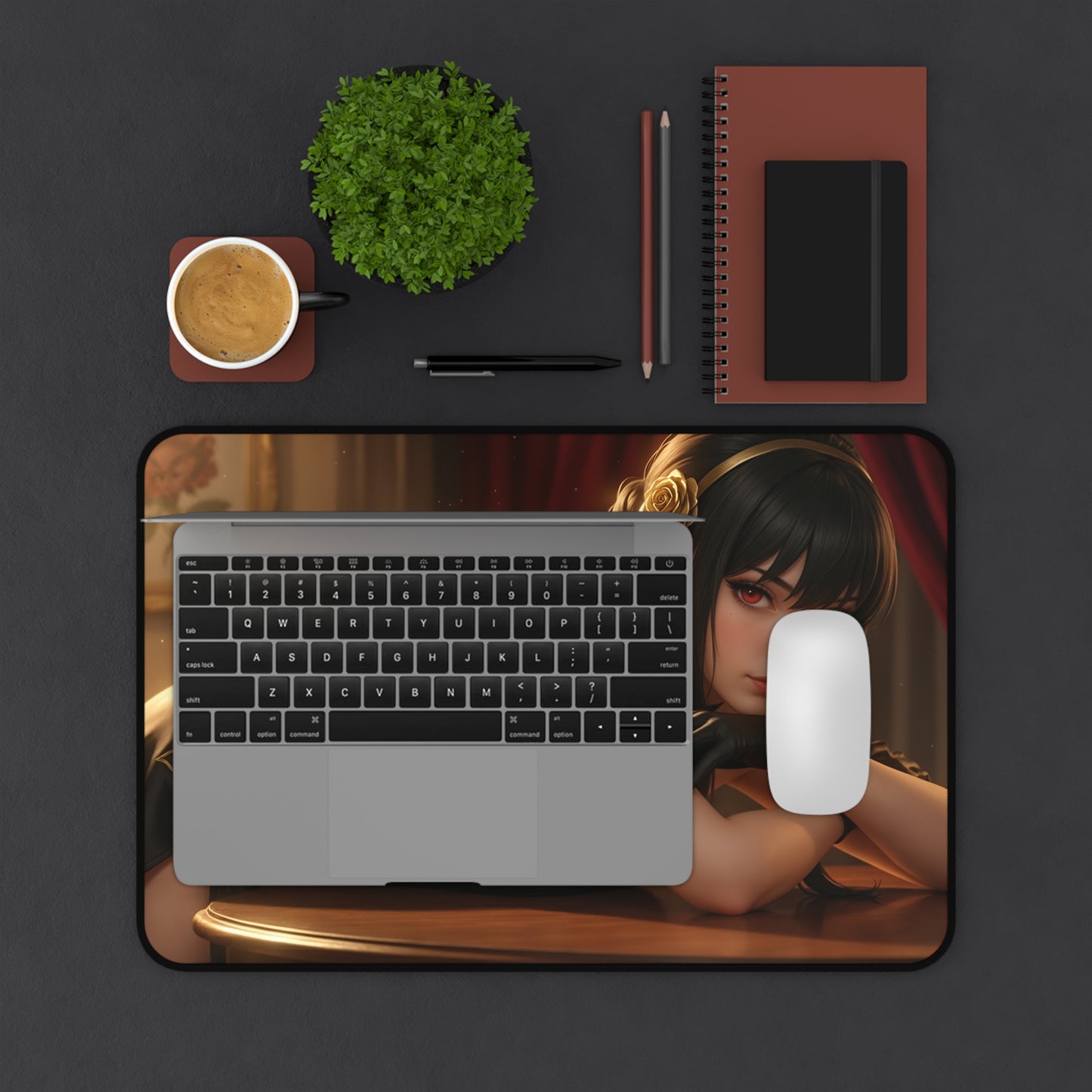Yor Forger Gaming Mouse Pad, Spy x Family Desk Mat, Anime Heroine Setup