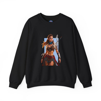 Aloy Sweatshirt, Horizon Rundhalsausschnitt, Gemütliche Gaming-Streetwear für Fans und Sammler