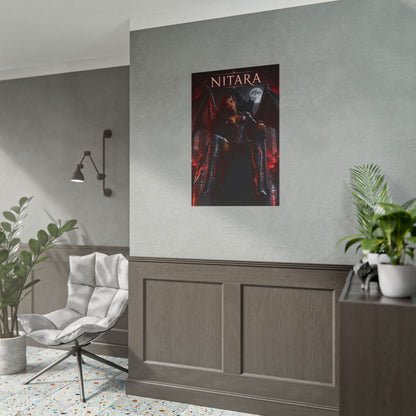 Nitara Mortal Kombat Poster MK Gaming Wall Art Print Decor