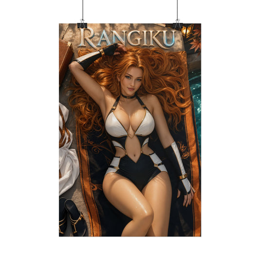 Rangiku Matsumoto Bleach Poster Anime Wall Art Manga Style Bedroom Room Decor