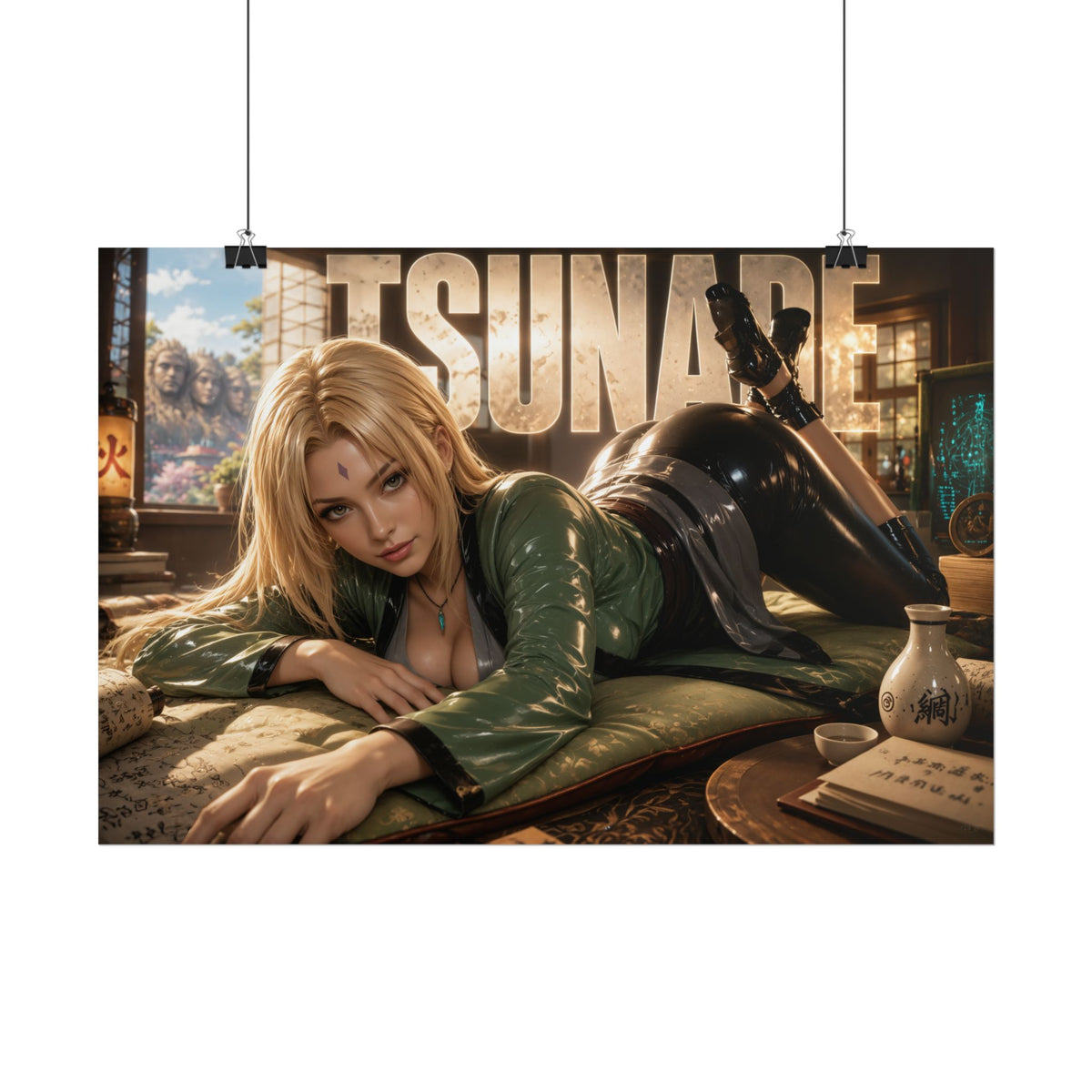 Tsunade Character Poster Naruto Anime Wall Decor Collectible Art Print