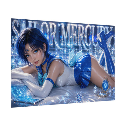 Anime Room Decor Sailor Mercury Sailor Moon Poster Wall Art Character Print