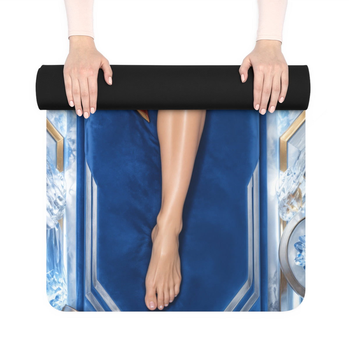 Supergirl Character Yoga Mat Fitness Pilates Home Workout Mat