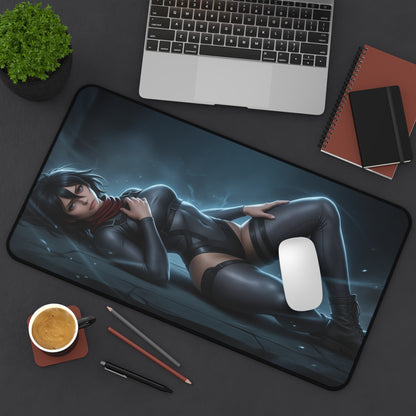 Attack on Titan Mouse Pad, Mikasa Desk Mat, Gamer Gift XXL