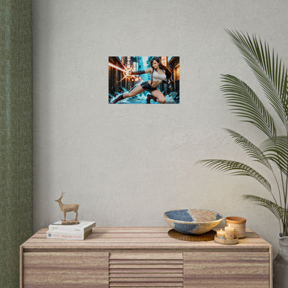 Постер Тіфи Локхарт з Вайфу | Настінне аніме-оформлення для спальні або ігрової кімнати