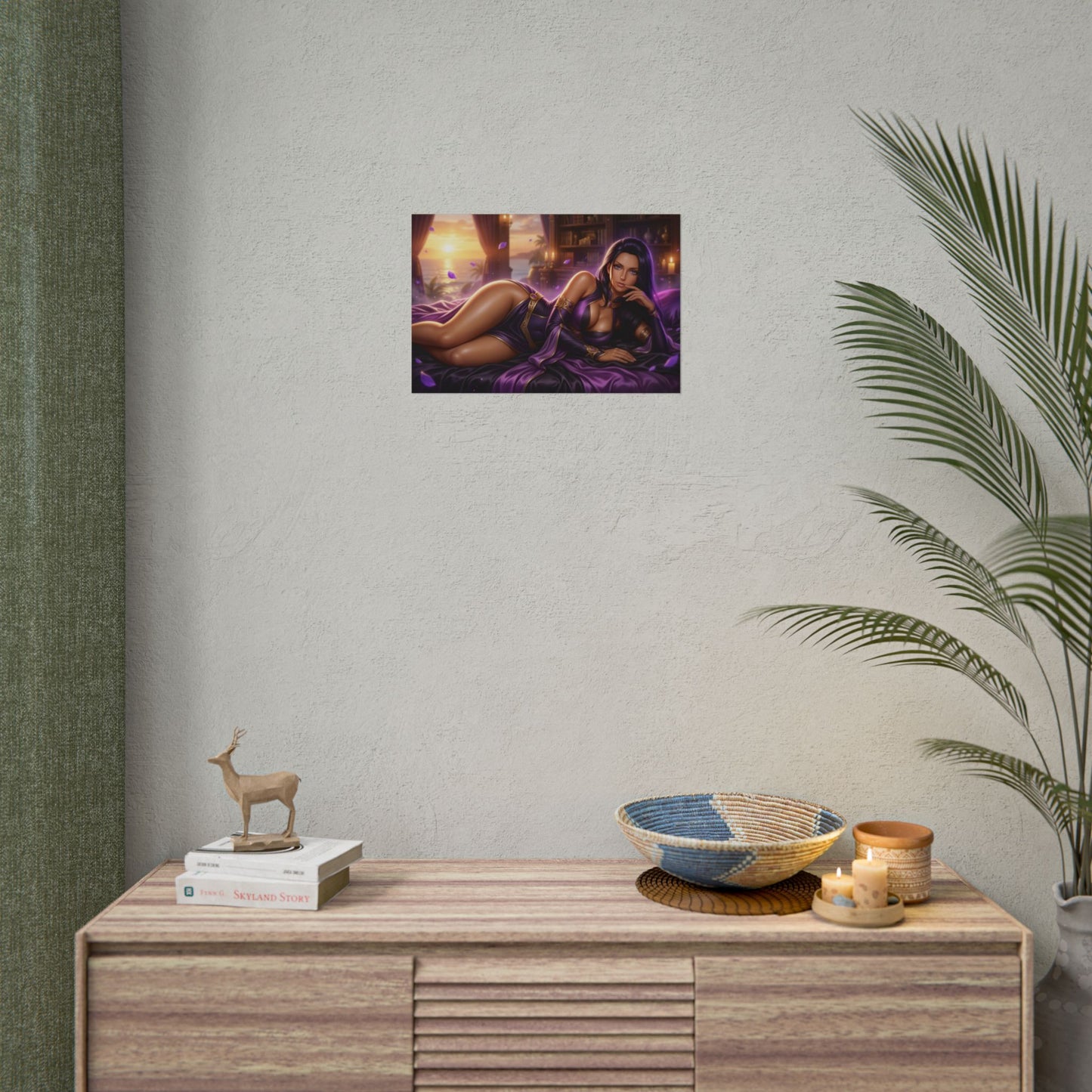 Nico Robin Poster, Anime Wall Art, Fantasy Print, Gamer Decor