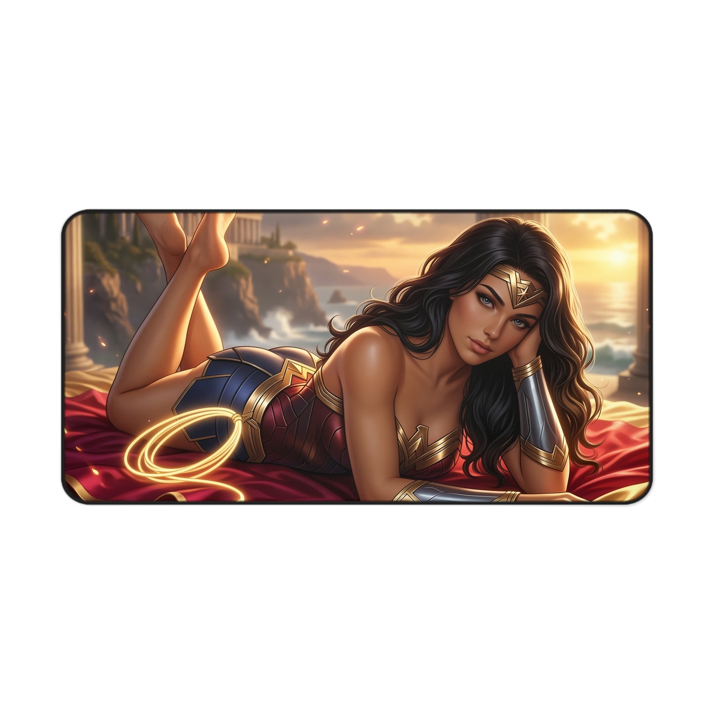 DC Comics Mouse Pad, Wonder Woman Desk Mat, Gamer Gift