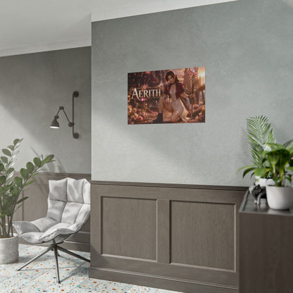 Fantasy Wall Art Aerith Gainsborough Poster Room Decor Collector Gift Art Print