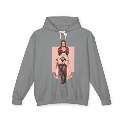Aerith Gainsborough Hoodie | FF7 Gamer Hoodie | Anime Fantasy Adventure Pullover