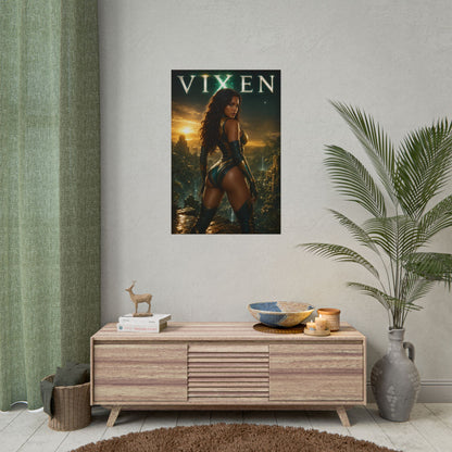Vixen Poster, DC Comics Wall Art, Superhero Print, Fantasy Decor