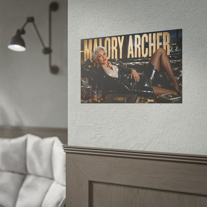Malory Archer Archer Poster Cartoon Wall Art Room Decor Collectible Print