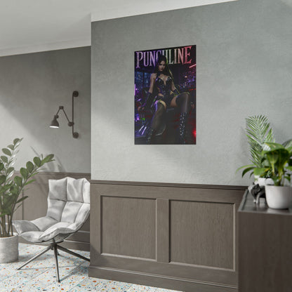 Punchline Character Poster Comic Style Wall Decor Bedroom Collector Gift