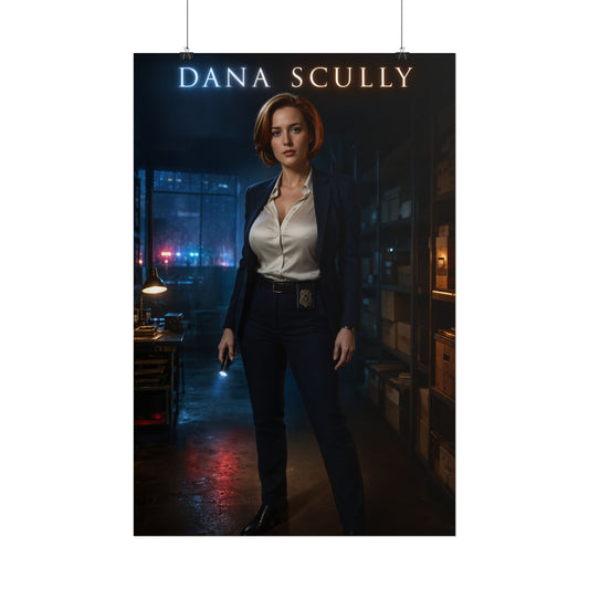 The X-Files Dana Scully Collectible Gaming Poster Art Print