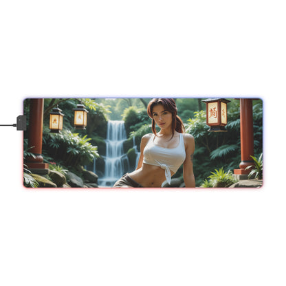 Килимок для столу Revy – світлодіодний RGB-підкладка, ігровий комплект для дівчат з аніме Waifu