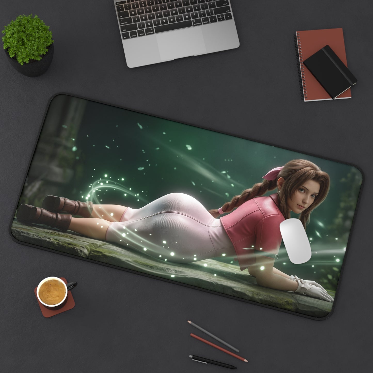Final Fantasy Mouse Pad, Aerith Desk Mat, Gamer Gift