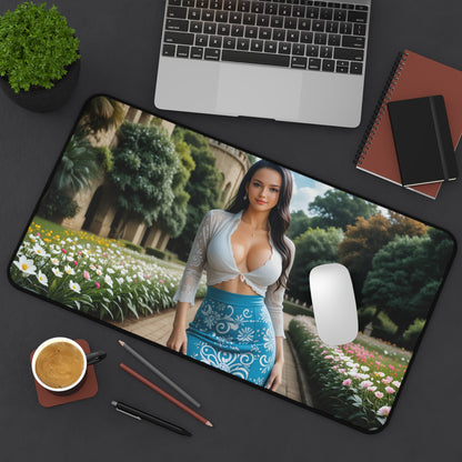 Boa Hancock Gaming-Mauspad, One Piece Schreibtischunterlage, Anime-Heldin Gaming-Setup