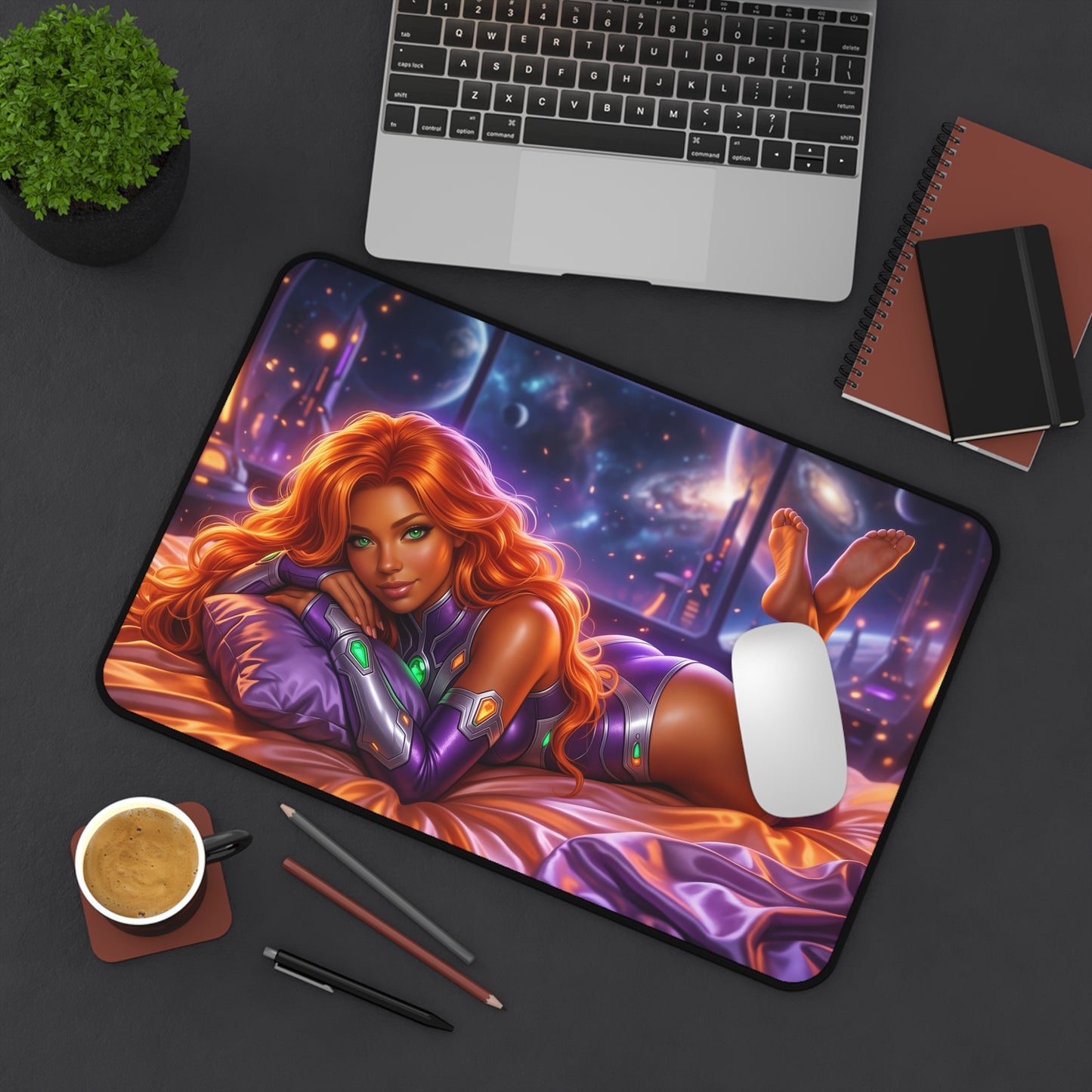 DC Comics Mouse Pad, Starfire Desk Mat, Anime Decor XXL