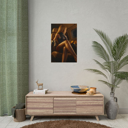 Samus Aran Poster – Sci Fi Wall Art Print, Legendary Space Hero Decor