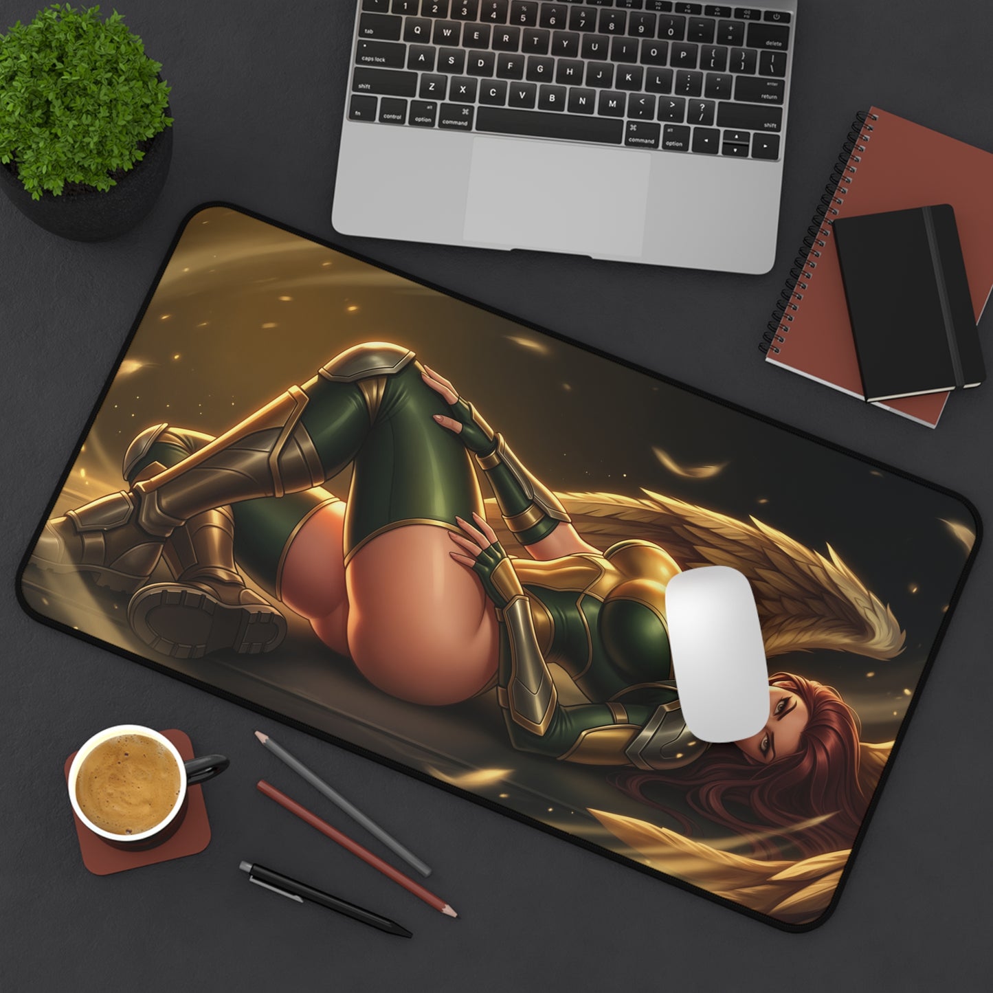 DC Comics Mouse Pad, Hawkgirl Desk Mat, Gamer Gift XXL