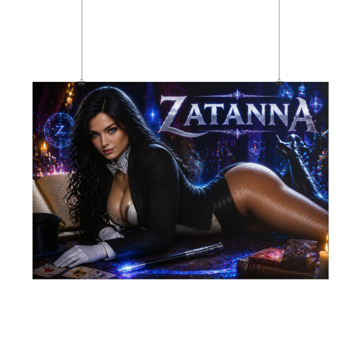 Zatanna Comic Poster Character Wall Art Collector Room Decor Art Print