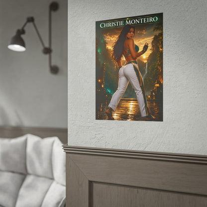 Christie Monteiro Poster, Tekken Art Print, Gaming Wall Decor