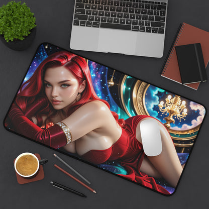 Jessica Rabbit Schreibtischunterlage, Mauspad mit Cartoon-Motiv, Schreibtischdeko im Anime-Stil