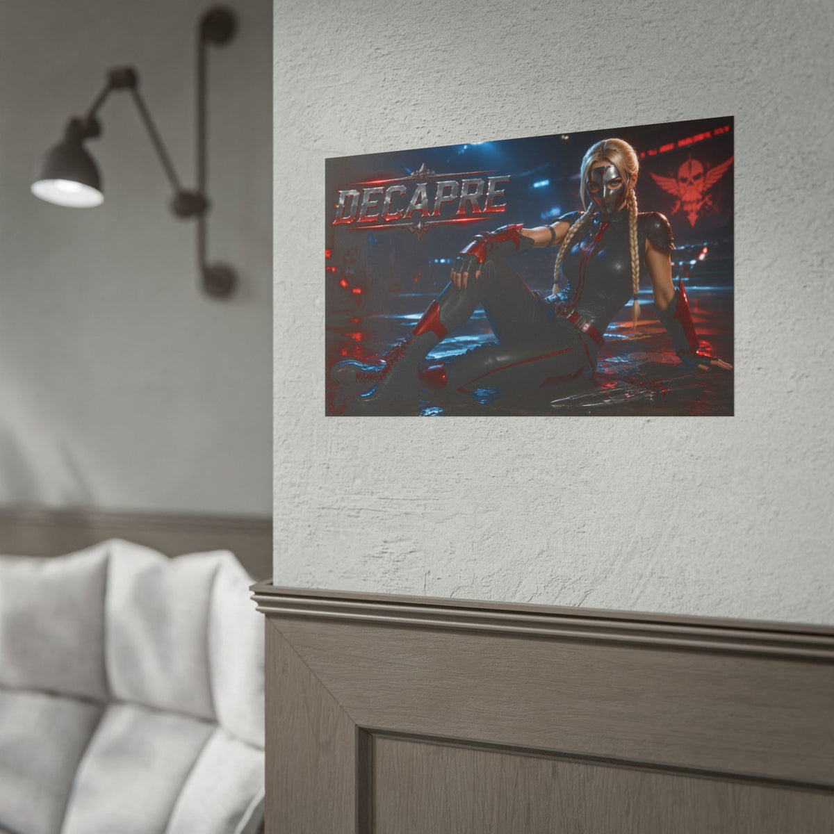 Decapre Gaming Poster Wall Art Gamer Room Decor Collectible Print