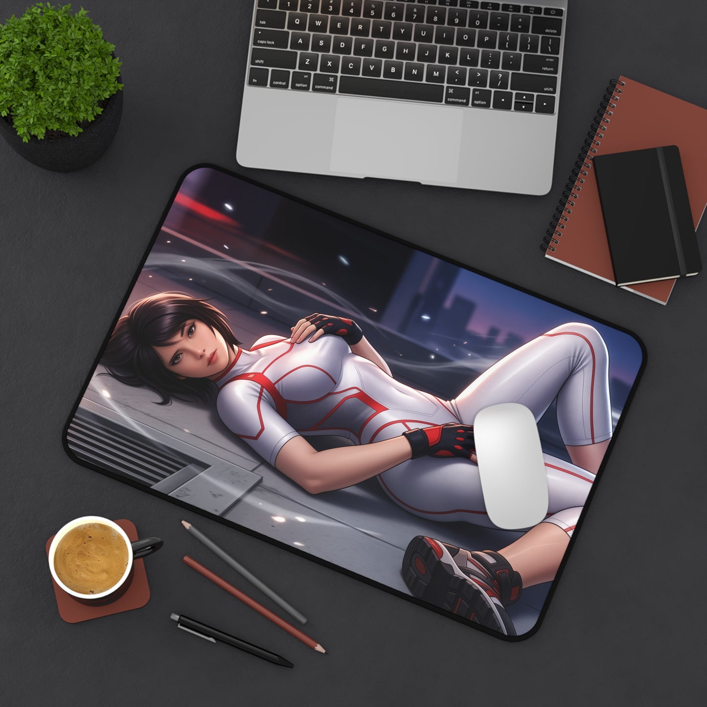 Mirror's Edge Mouse Pad, Faith Desk Mat, Gamer Gift XXL